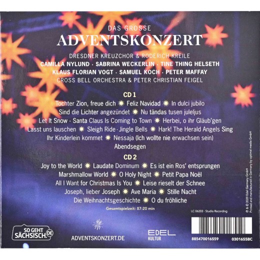 CD - Kreuzchor, Das große Adventskonzert