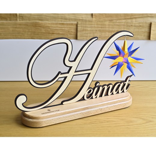 Holzdesign Heimat-Schriftzug