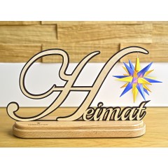 Holzdesign Heimat-Schriftzug