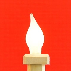 Flammenkerze 6V für Lichterbogen